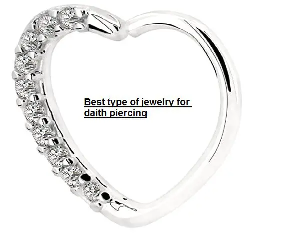 best type of jewelry for daith piercing