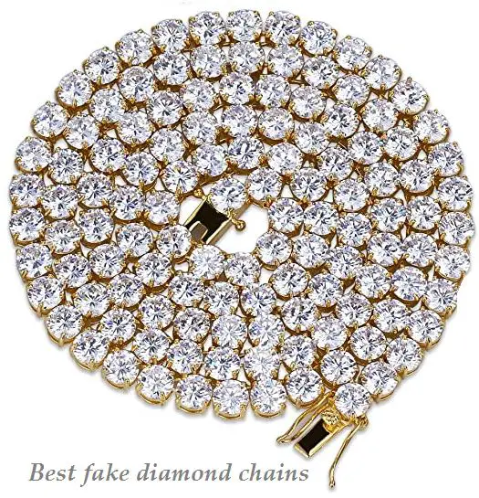 best fake diamond chains