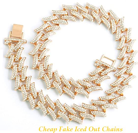 cheap fake iced out chains