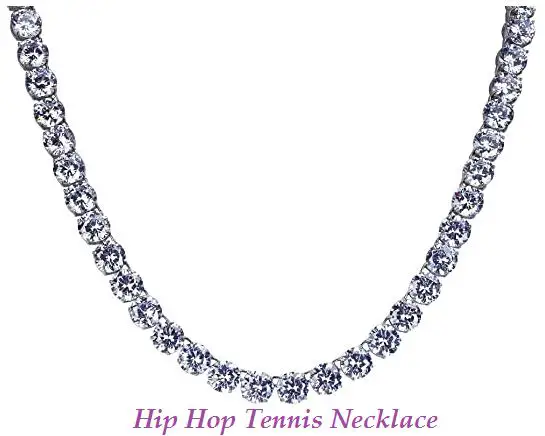 hip hop tennis necklace