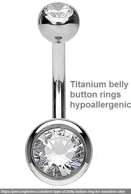titanium belly button rings hypoallergenic