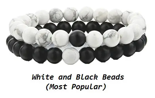 White and Black Beads (Most Popular)