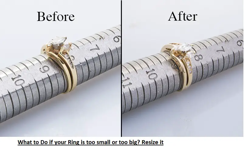 ring is too small or too big? Resize it!