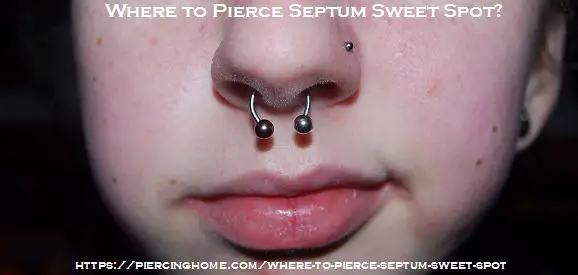 Where to Pierce Septum Sweet Spot