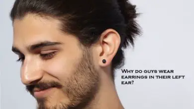 Why do guys wear earrings in their left ear