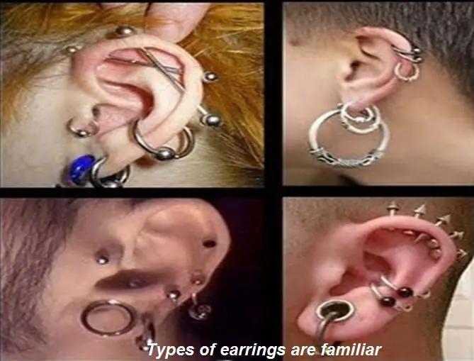 types of earrings are familiar
