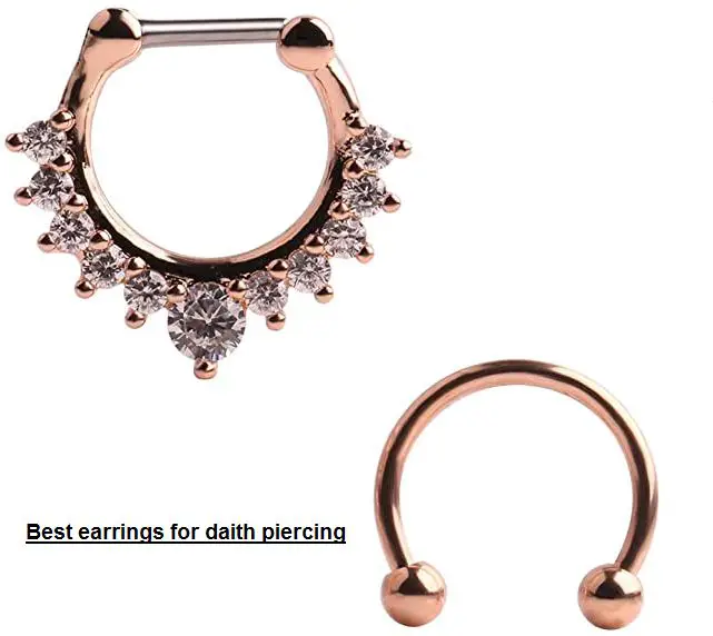 best earrings for daith piercing