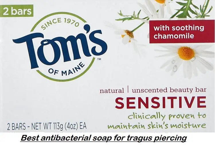 best antibacterial soap for tragus piercing