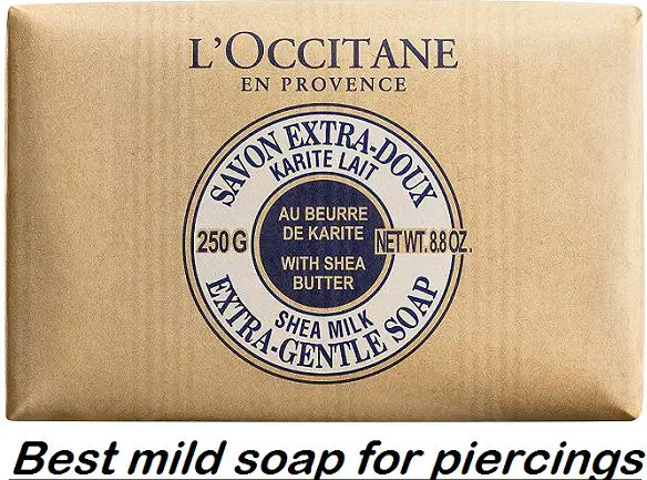 best mild soap for piercings