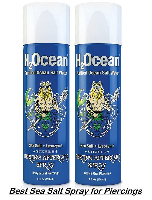 best sea salt spray for piercings