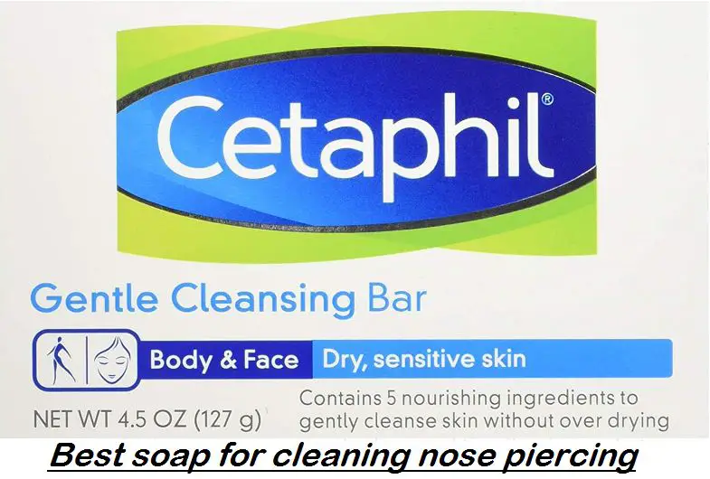 best soap for cleaning nose piercing