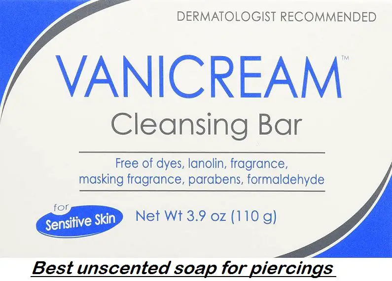 best unscented soap for piercings