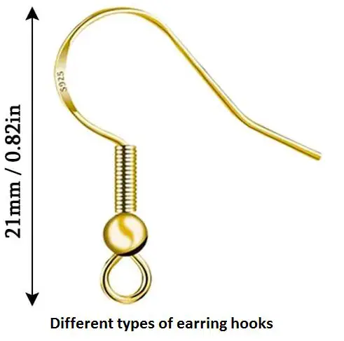 different types of earring hooks