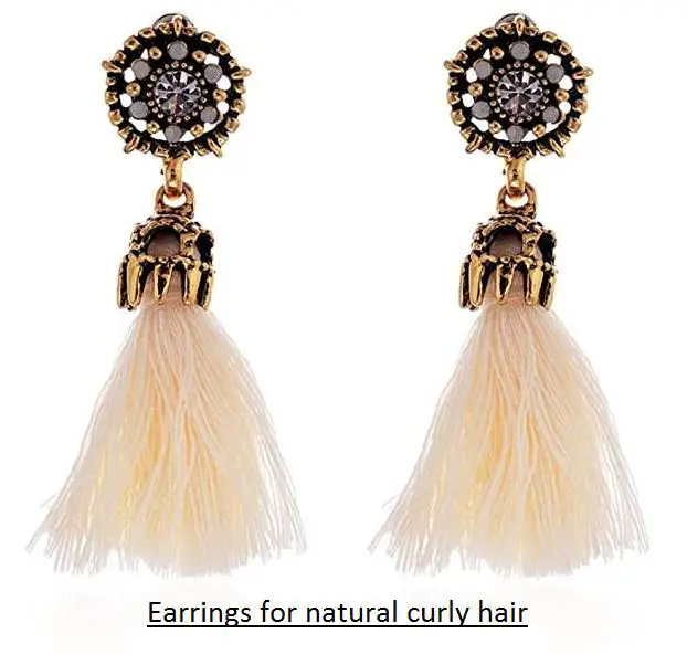 earrings for natural curly hair