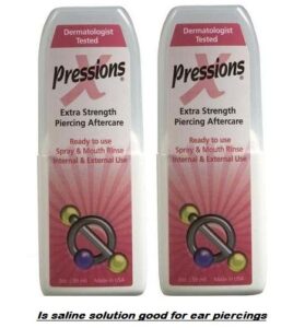 Best Saline Solution For Ear Piercings in 2022 | Nose & Navel Sterile