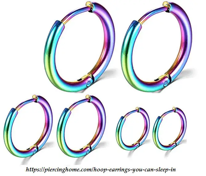 Surgical Stainless Steel Hoop Earrings