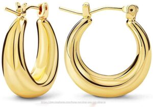 15 Hoop Earrings You Can Sleep in 2021 (Latest Fashion) - Piercinghome