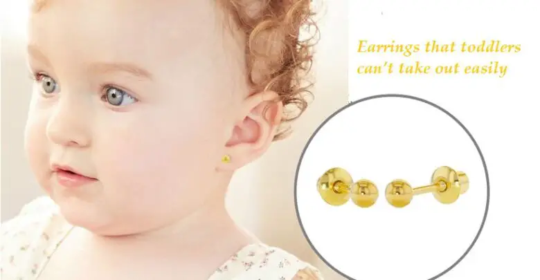 earrings that toddlers cant take out