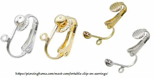screw hinge clip-on earrings