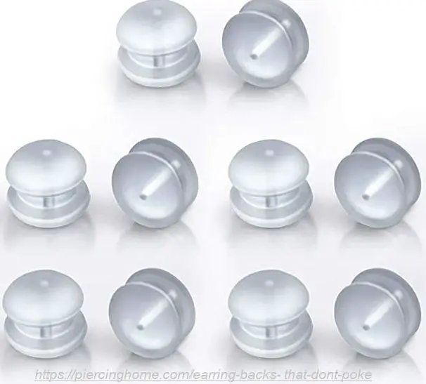 silicone earring stoppers