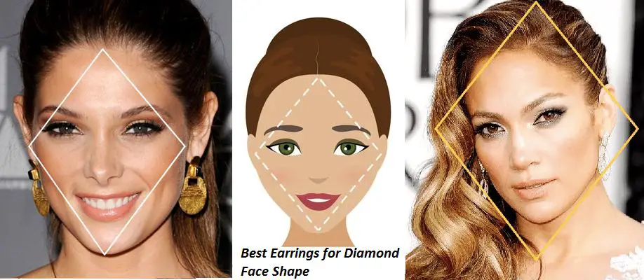 10 Best Earrings for Diamond Face Shape in 2021 | Complete Guide ...