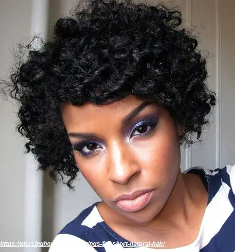 Twist out on short natural hair