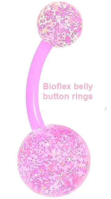bioflex belly button rings