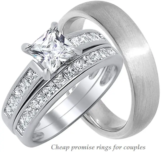 15 Best Matching Promise Rings for Couples Under $100 in 2022 ...