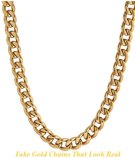 fake gold chains that look real