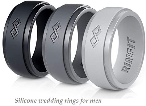 silicone wedding rings for men