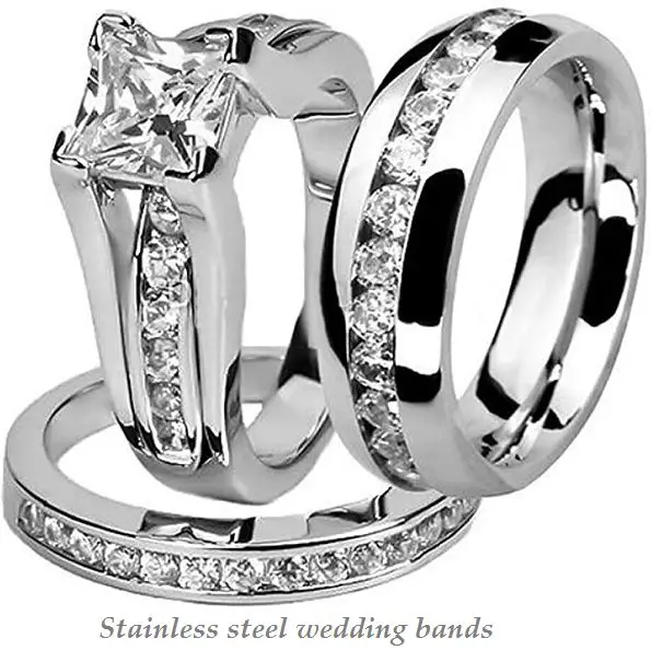 Stainless Steel Wedding Bands 