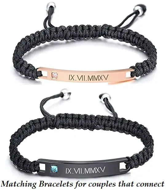 Matching Bracelets for couples that connect