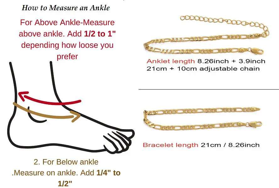 15 Best Ankle Bracelets for Large Ankles Complete Guide Size Chart