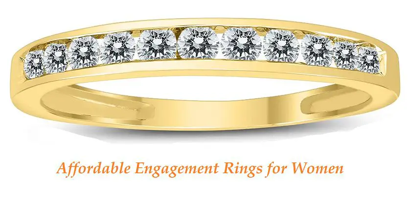 affordable engagement rings for women