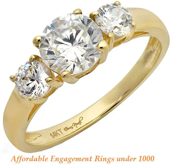 affordable engagement rings under 1000