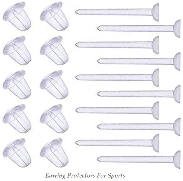Ruifan Ball Flat Flexible Bioplast PVC Plastic Blank Ear Nose Pin Bone Stud Nickel Free Earrings Piercing Retainers 20G
