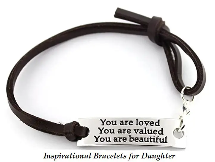 inspirational bracelets for daughter