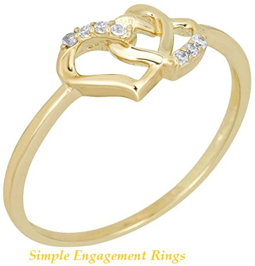 simple engagement rings