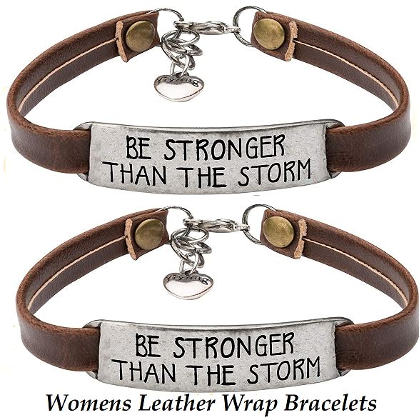 womens leather wrap bracelets