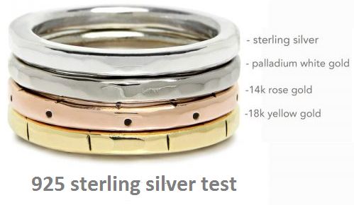 925 sterling silber test