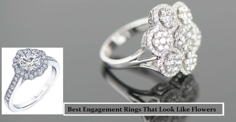 Best engagement rings that look like flowers