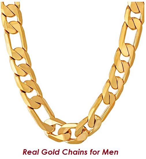 Real gold chains for men