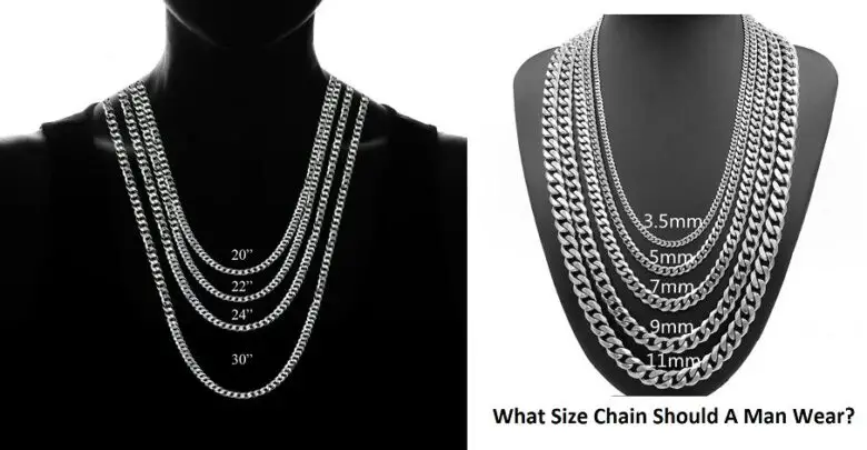 What Size Chain Should A Man Wear