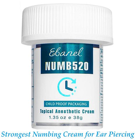 strongest numbing cream for ear piercing
