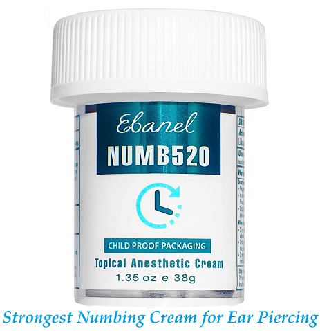 numbing cream for piercing ears