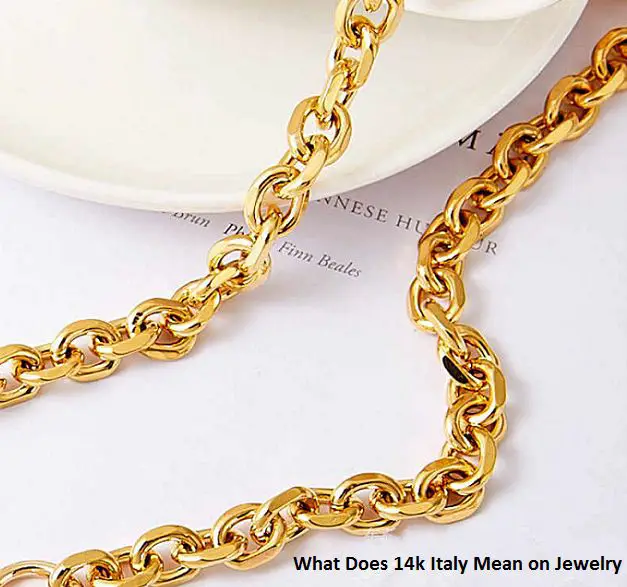 what does 14k italy mean on jewelry
