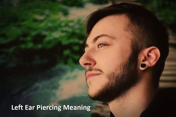 left ear piercing meaning