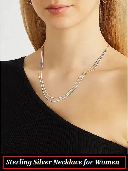 sterling silver necklace for women