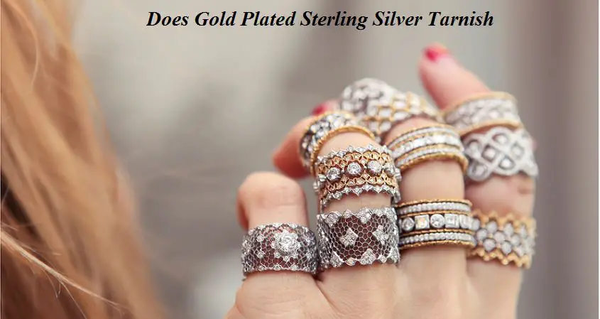 Gold plated sterling hot sale silver tarnish