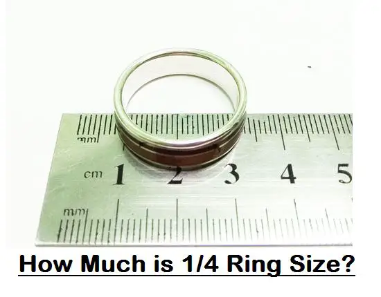 How much is 1 4 ring size